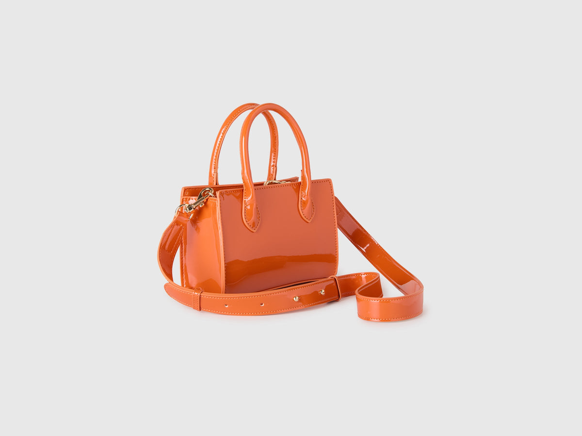 Mini borsa in vernice