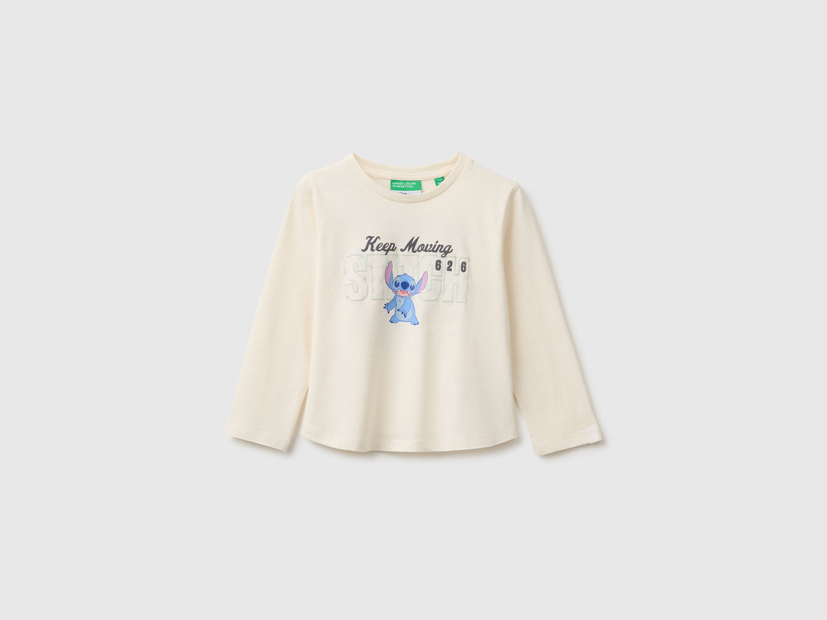 T-shirt stampa e ricamo ©Disney Lilo & Stitch