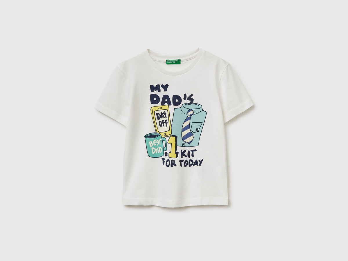 T-shirt girocollo con stampa