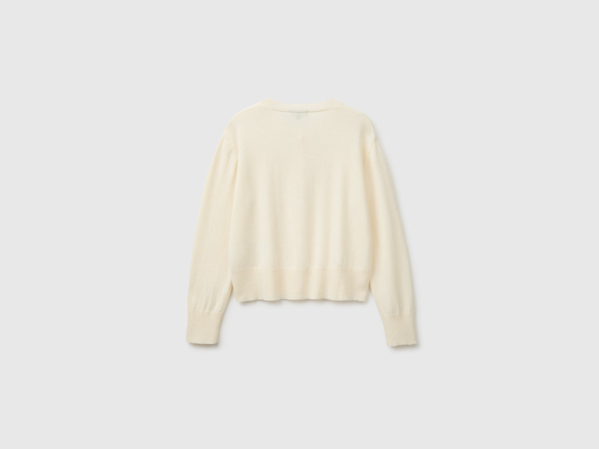 Cardigan in misto cashmere