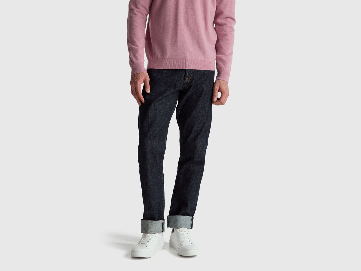 Jeans in selvedge denim