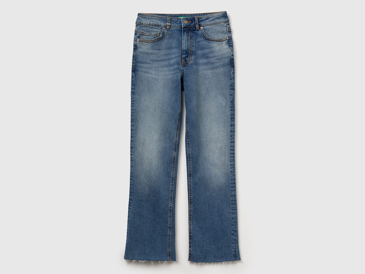 Jeans cropped in cotone