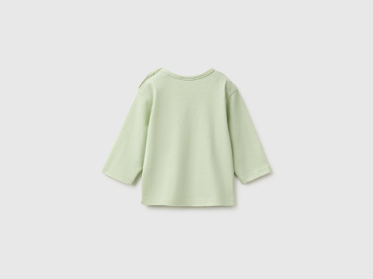 T-shirt con stampa in cotone bio