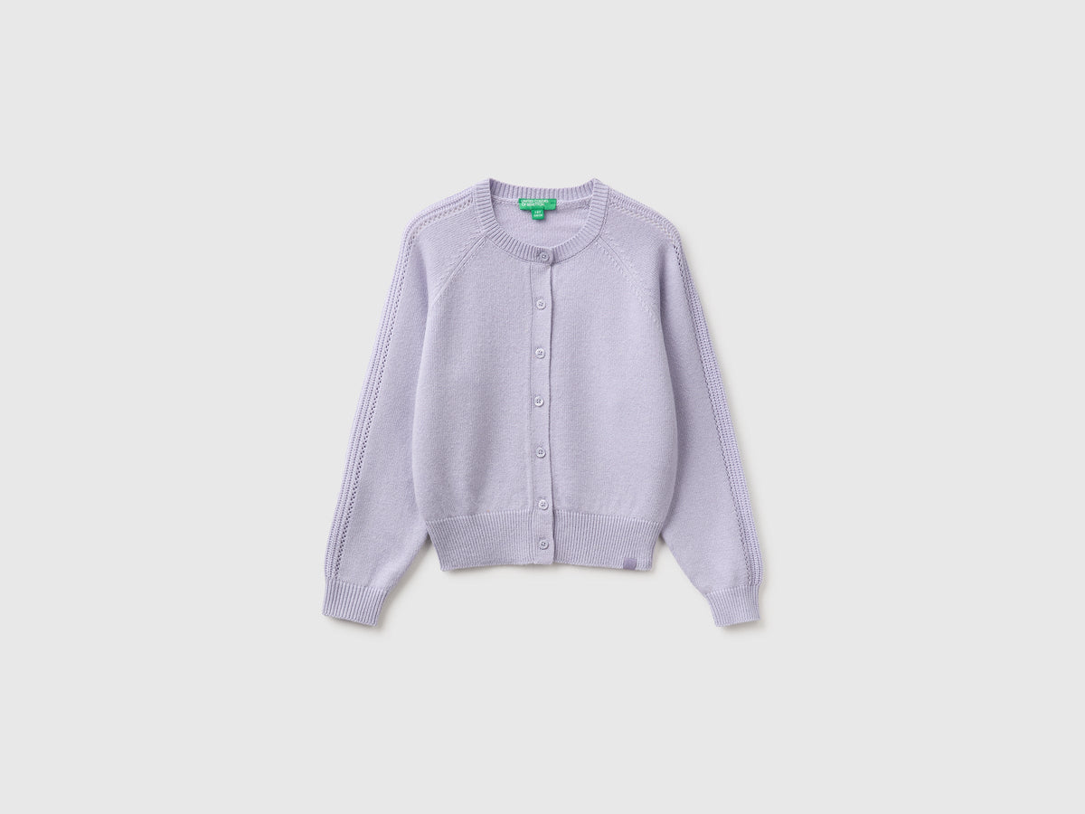 Cardigan in misto lana