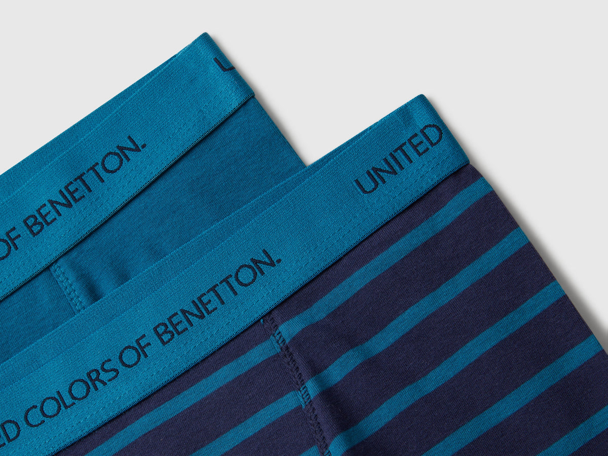 Due boxer in cotone stretch