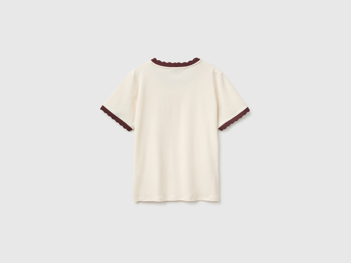 T-shirt girocollo 100% cotone