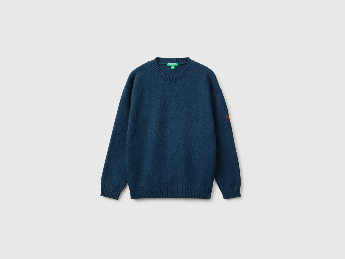 Maglia in misto lana e viscosa