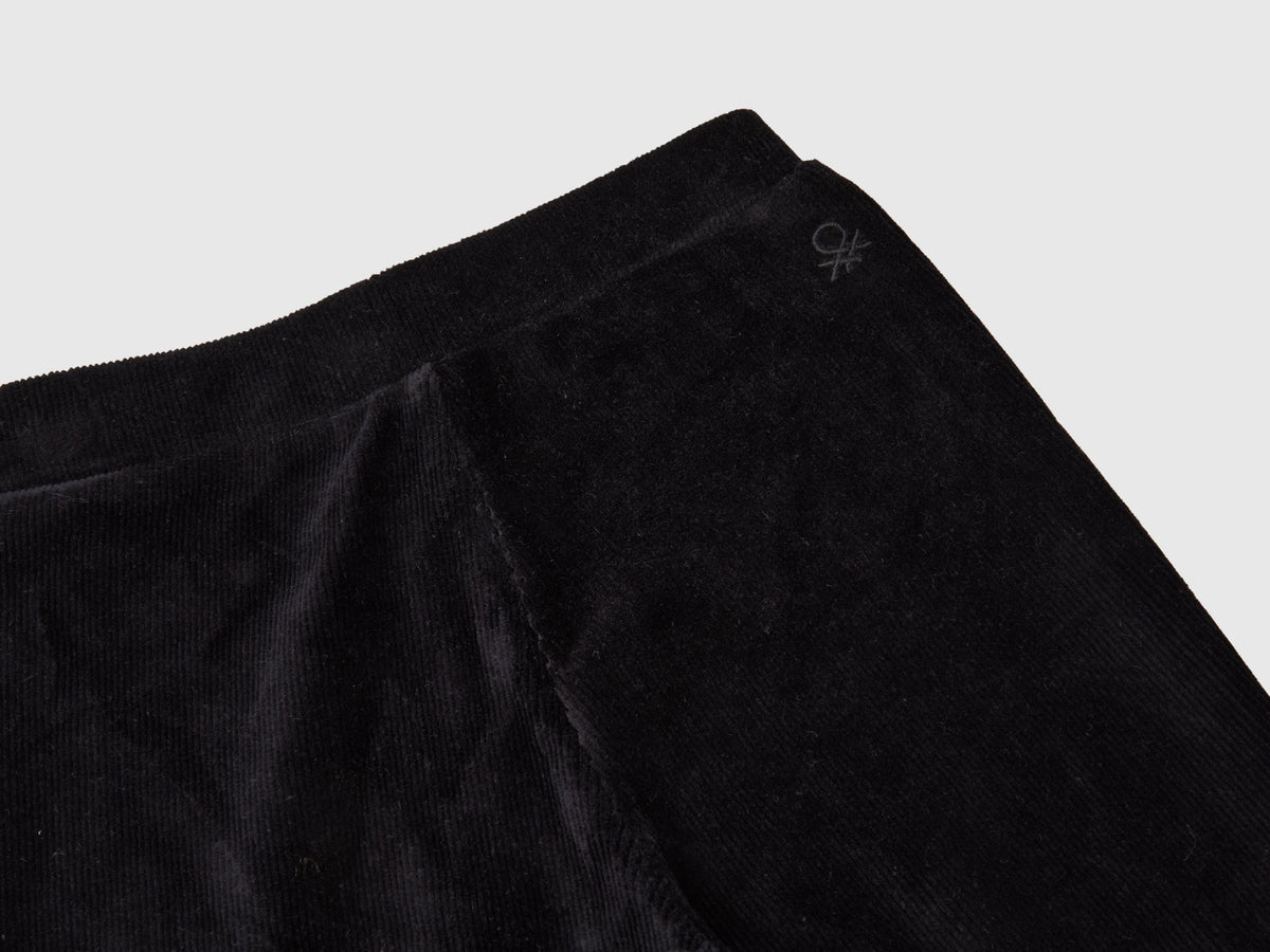 Pantaloni ampi in ciniglia