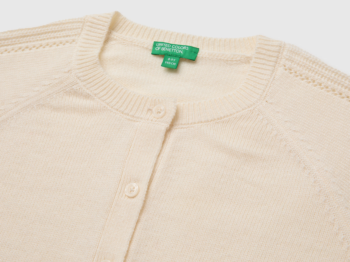 Cardigan in misto lana