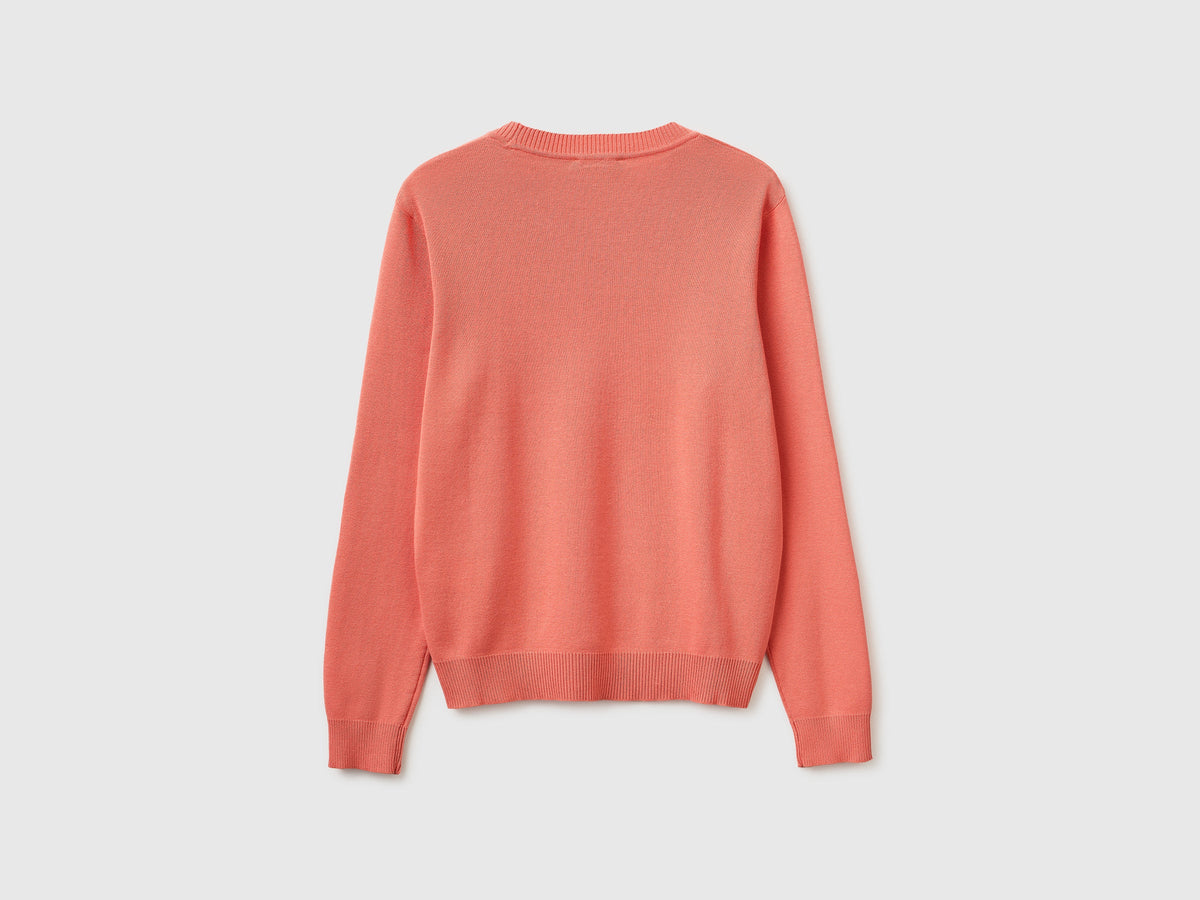 Maglia pesca in cotone tricot