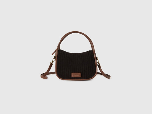 Borsa a spalla in velluto