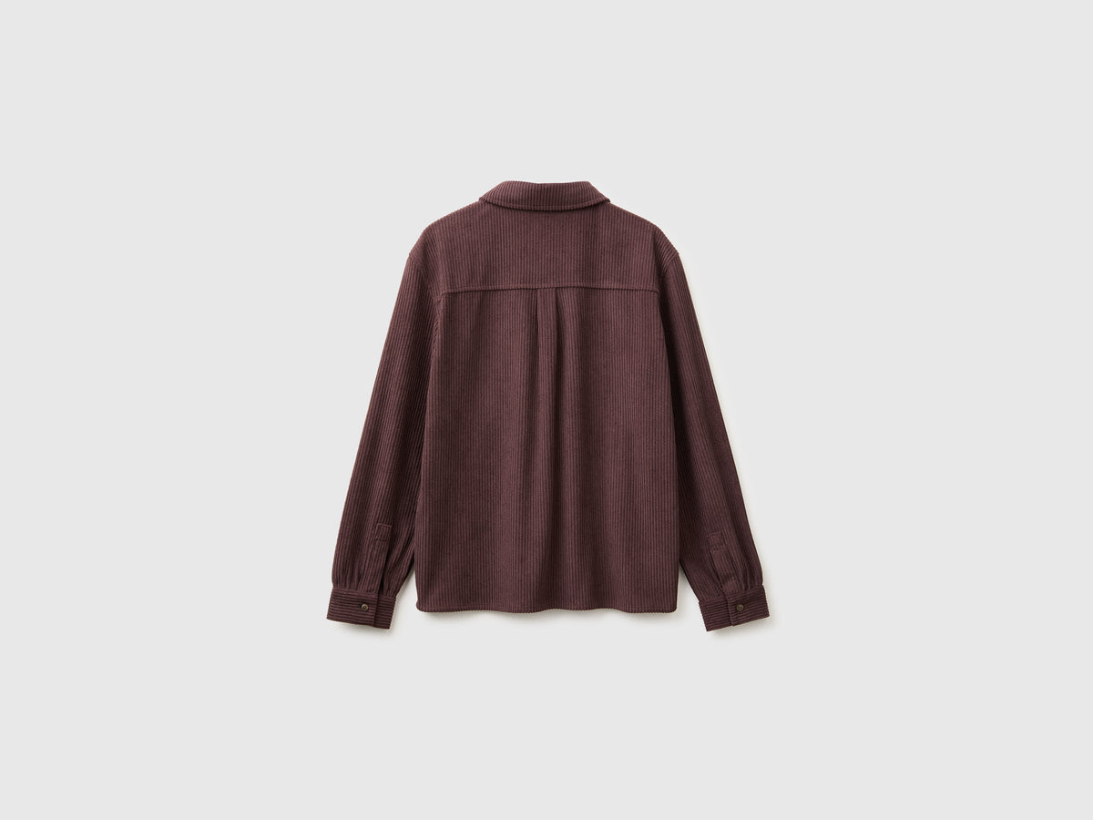 Camicia in velluto a costine