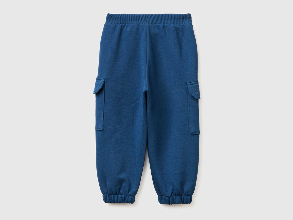 Joggers cargo in felpa