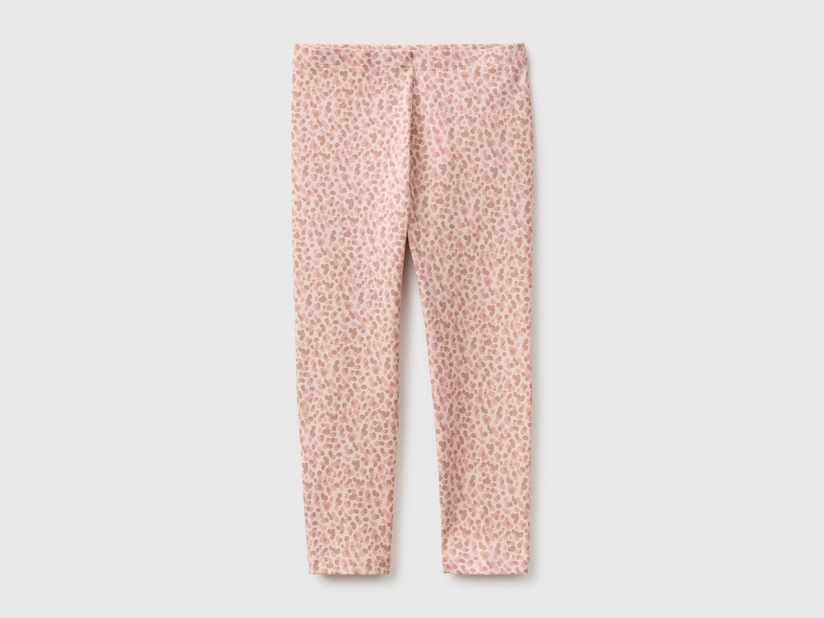 Leggings fantasia in cotone stretch