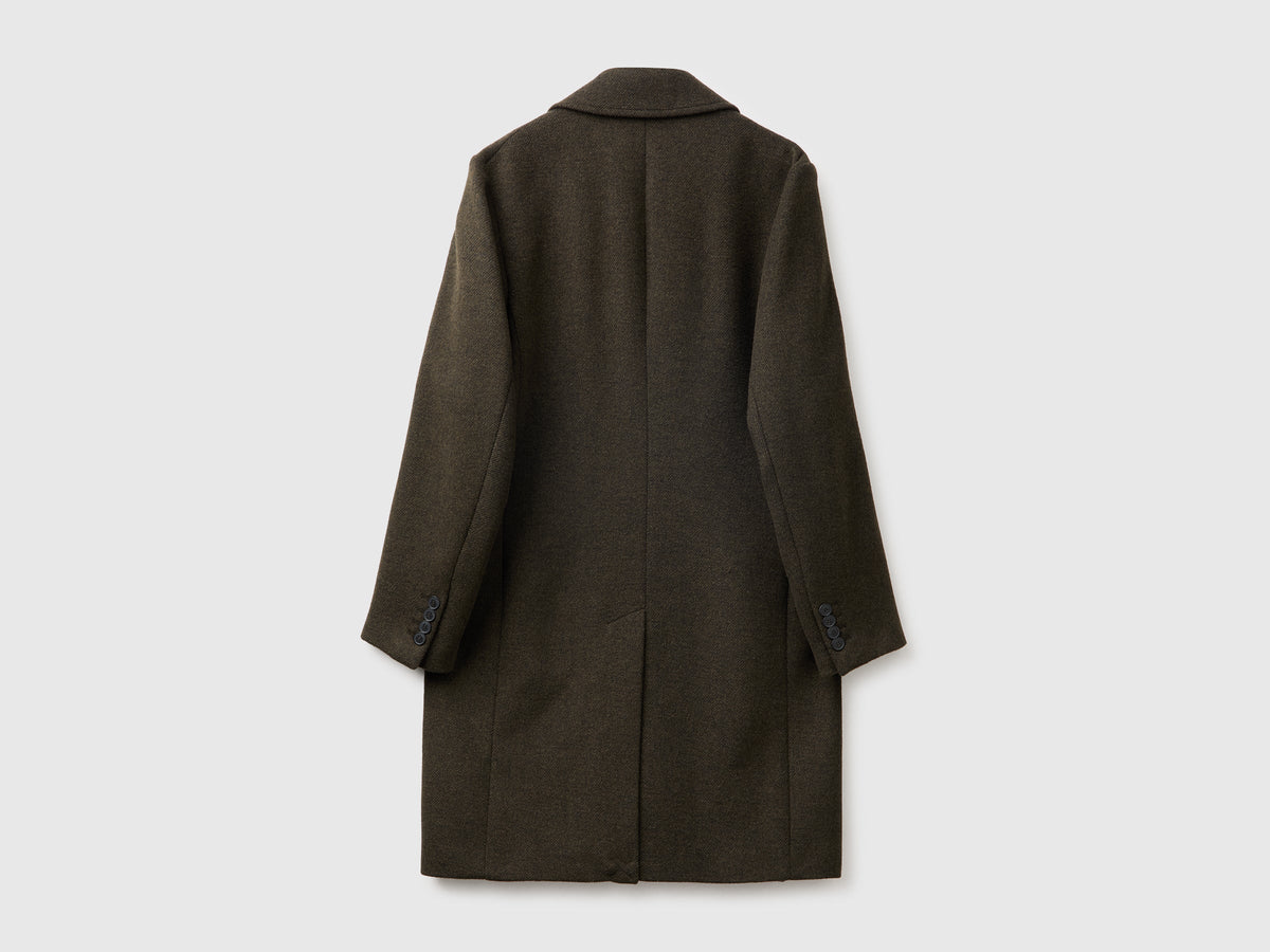 Cappotto lungo monopetto