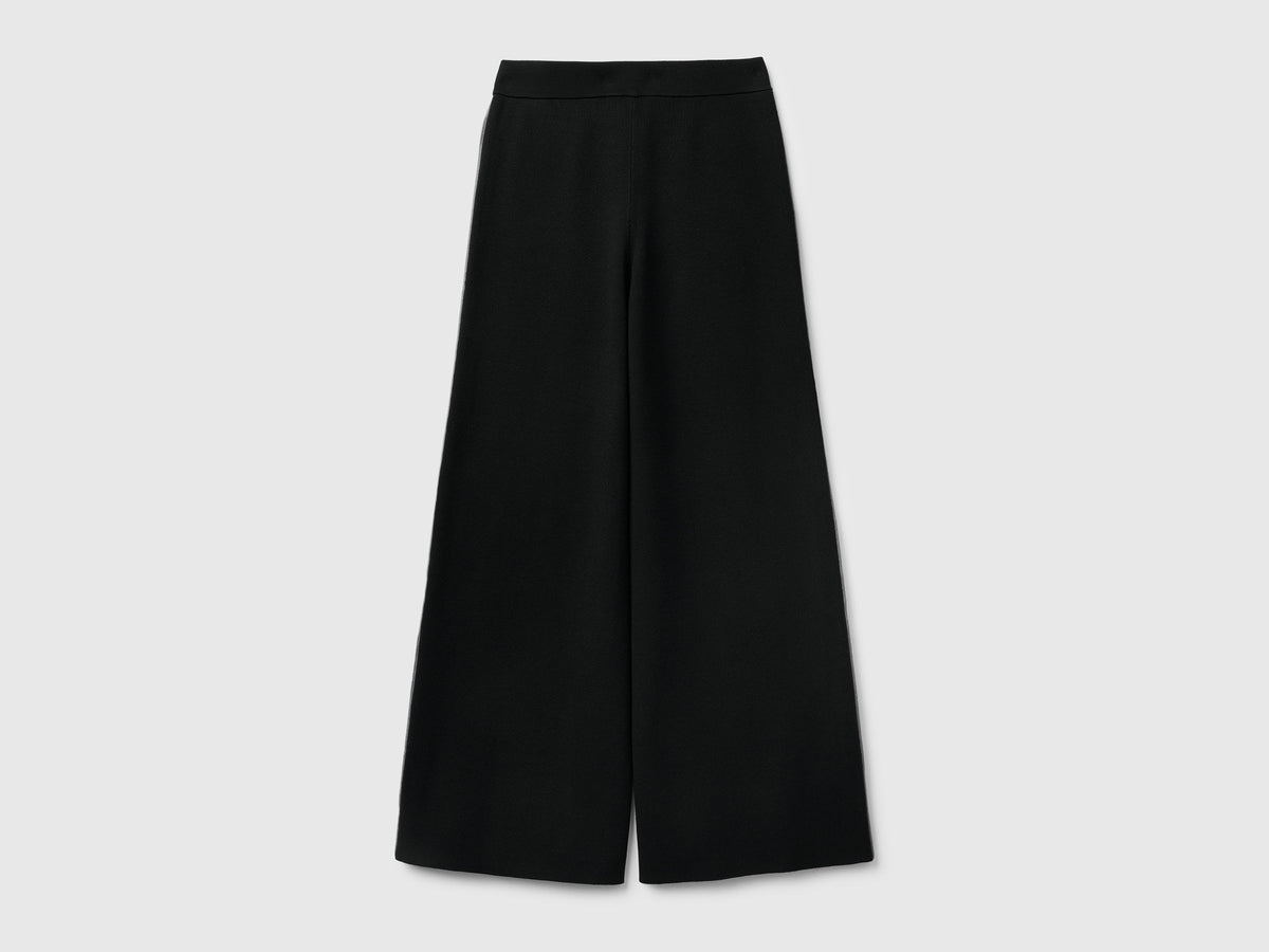 Pantaloni a palazzo in misto viscosa