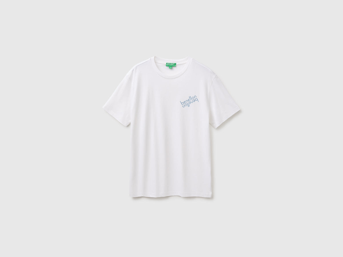 T-shirt regular fit con logo