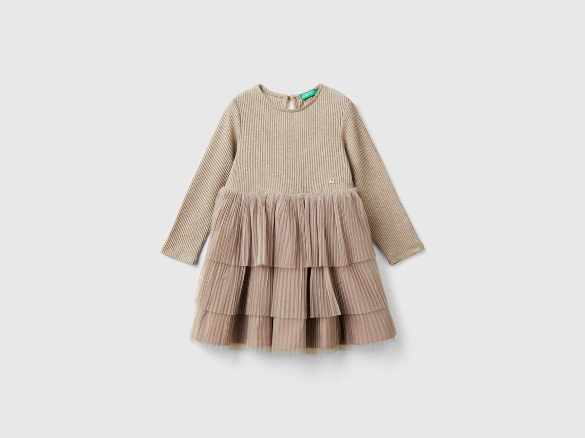 Abito con gonna in tulle