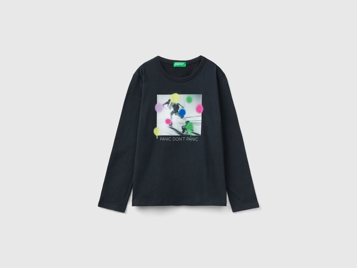 Calda t-shirt con stampa fotografica