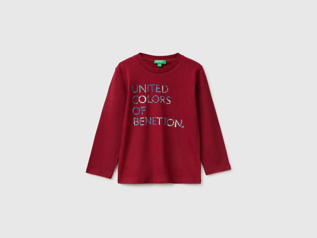 T-shirt manica lunga con stampa