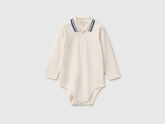 Body a polo in cotone