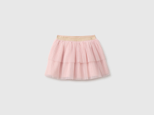 Gonna in tulle plissé