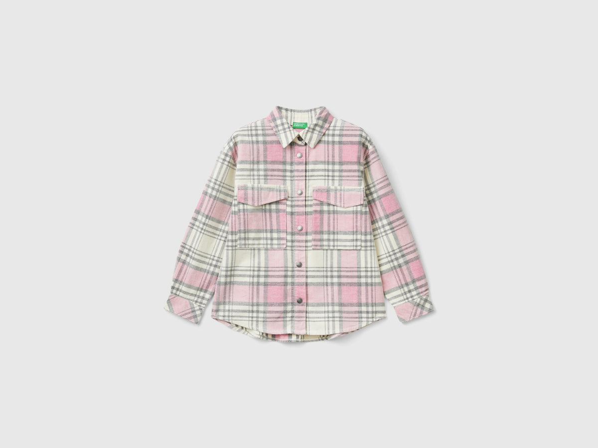 Camicia tartan in velluto