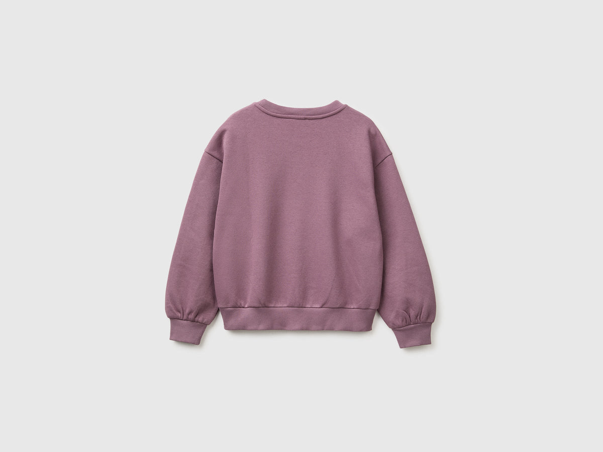 Felpa over fit con paillettes