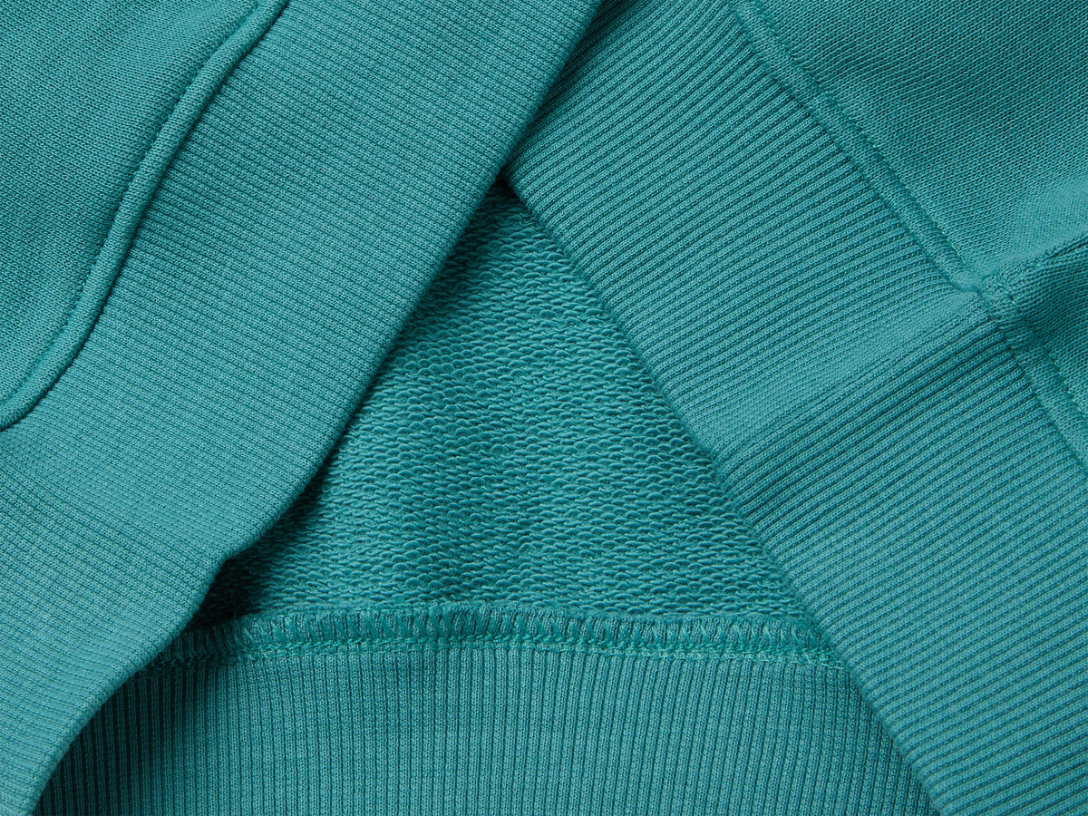 Felpa chiusa 100% cotone