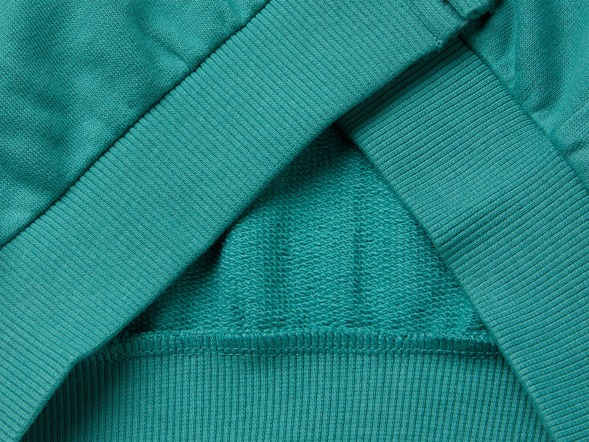 Felpa con zip e logo