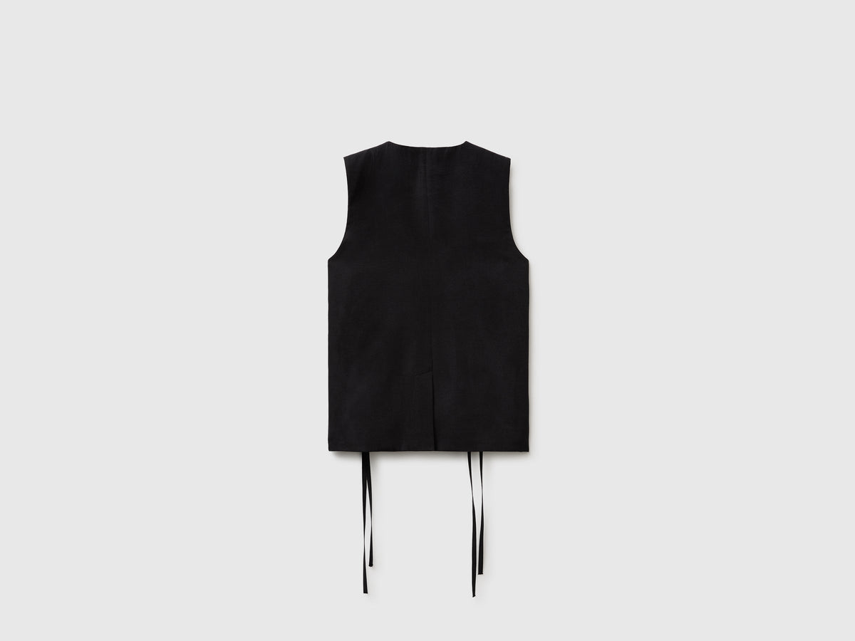 Gilet incrociato 100% lyocell