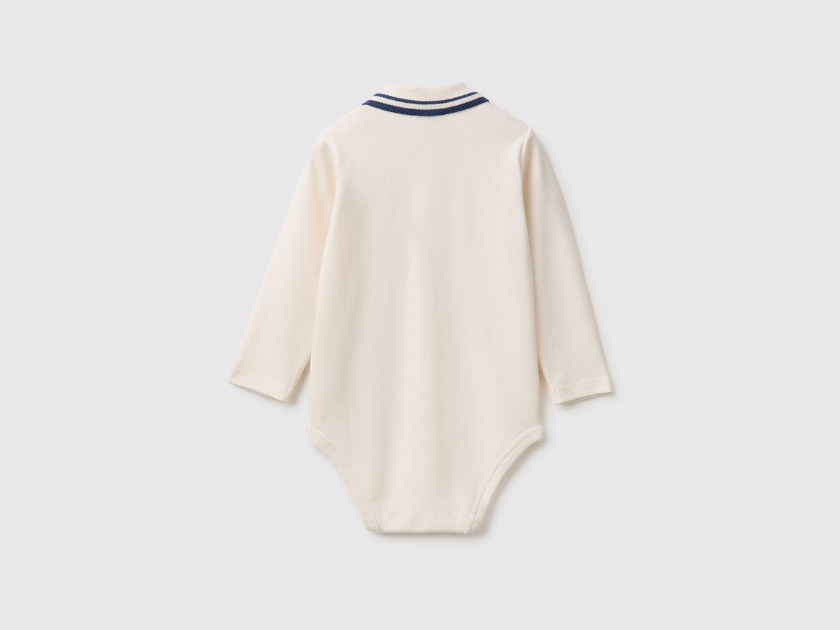 Body a polo in cotone