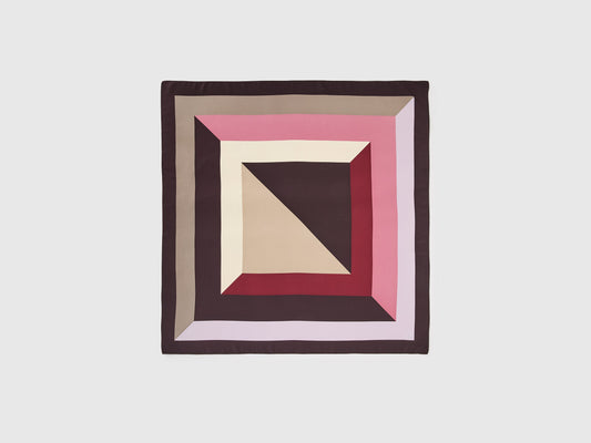 Foulard con stampa fantasia