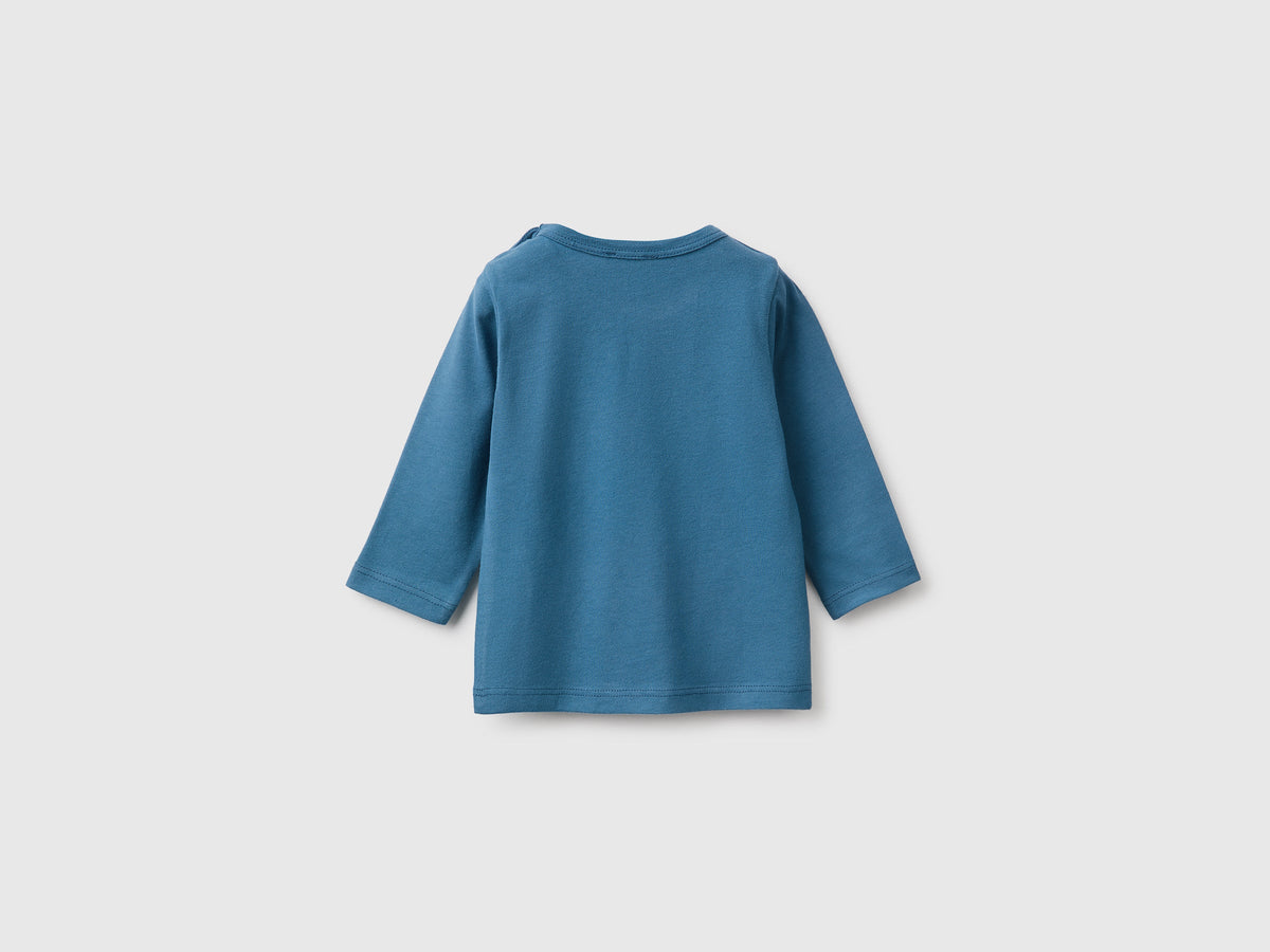 T-shirt con stampa in cotone bio