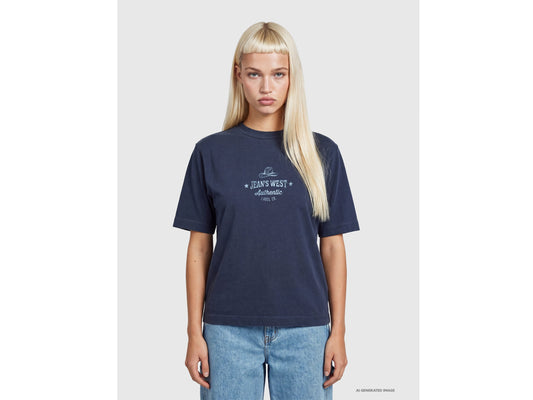 T-shirt over fit con stampa western