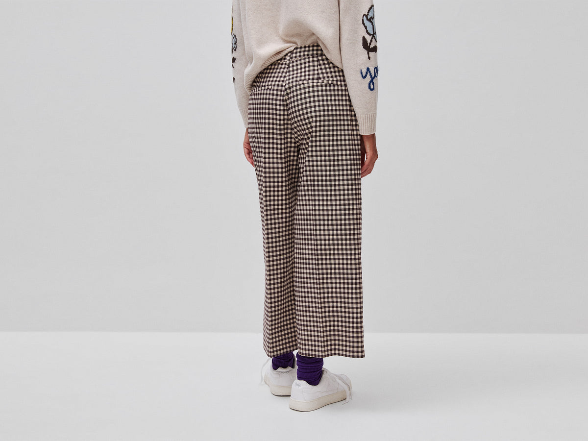 Pantaloni a quadretti vichy