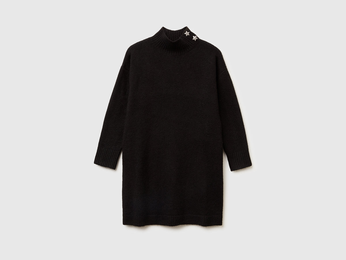 Vestito dolcevita in maglia