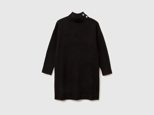 Vestito dolcevita in maglia