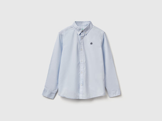 Camicia celeste button down