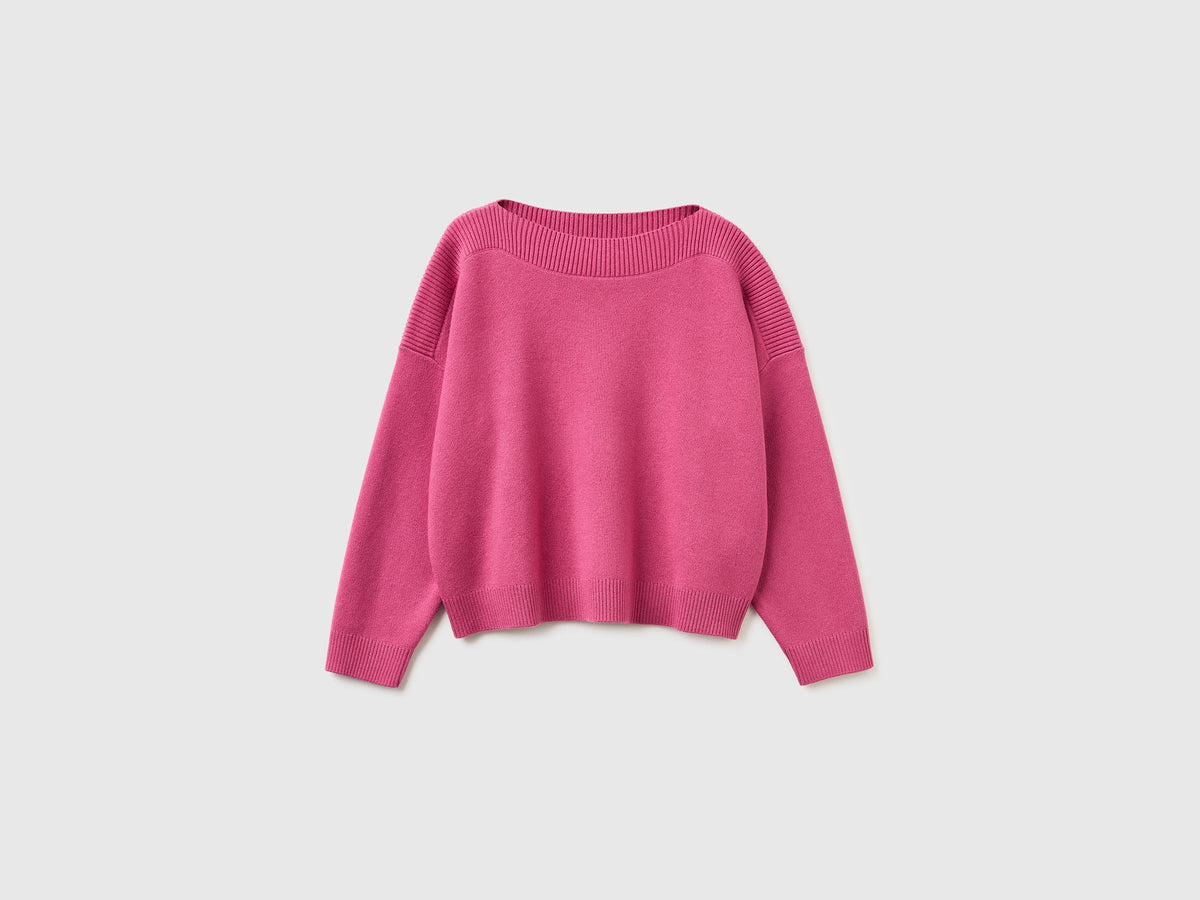 Maglia jacquard boxy fit