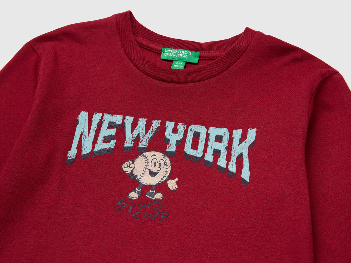T-shirt 100% cotone bio con stampa