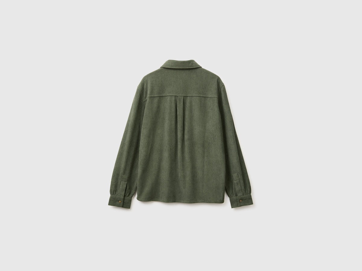 Camicia in velluto a costine