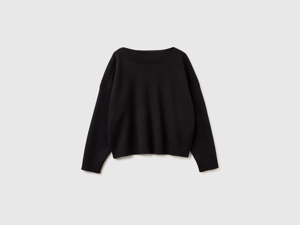 Maglia jacquard boxy fit