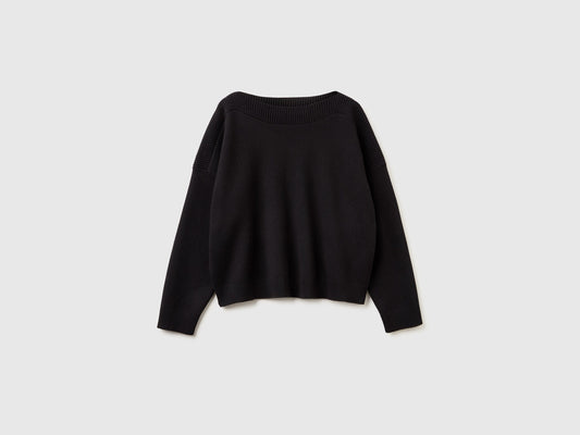 Maglia jacquard boxy fit