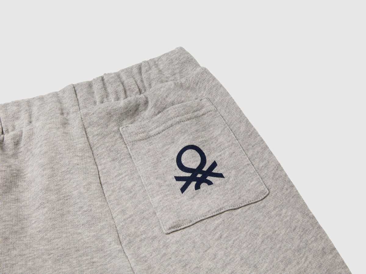 Pantaloni in cotone con logo