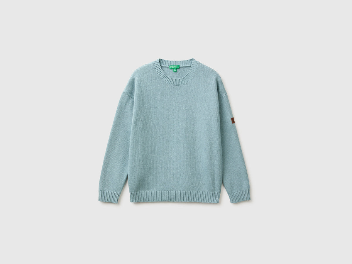 Maglia in misto lana e viscosa