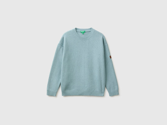 Maglia in misto lana e viscosa