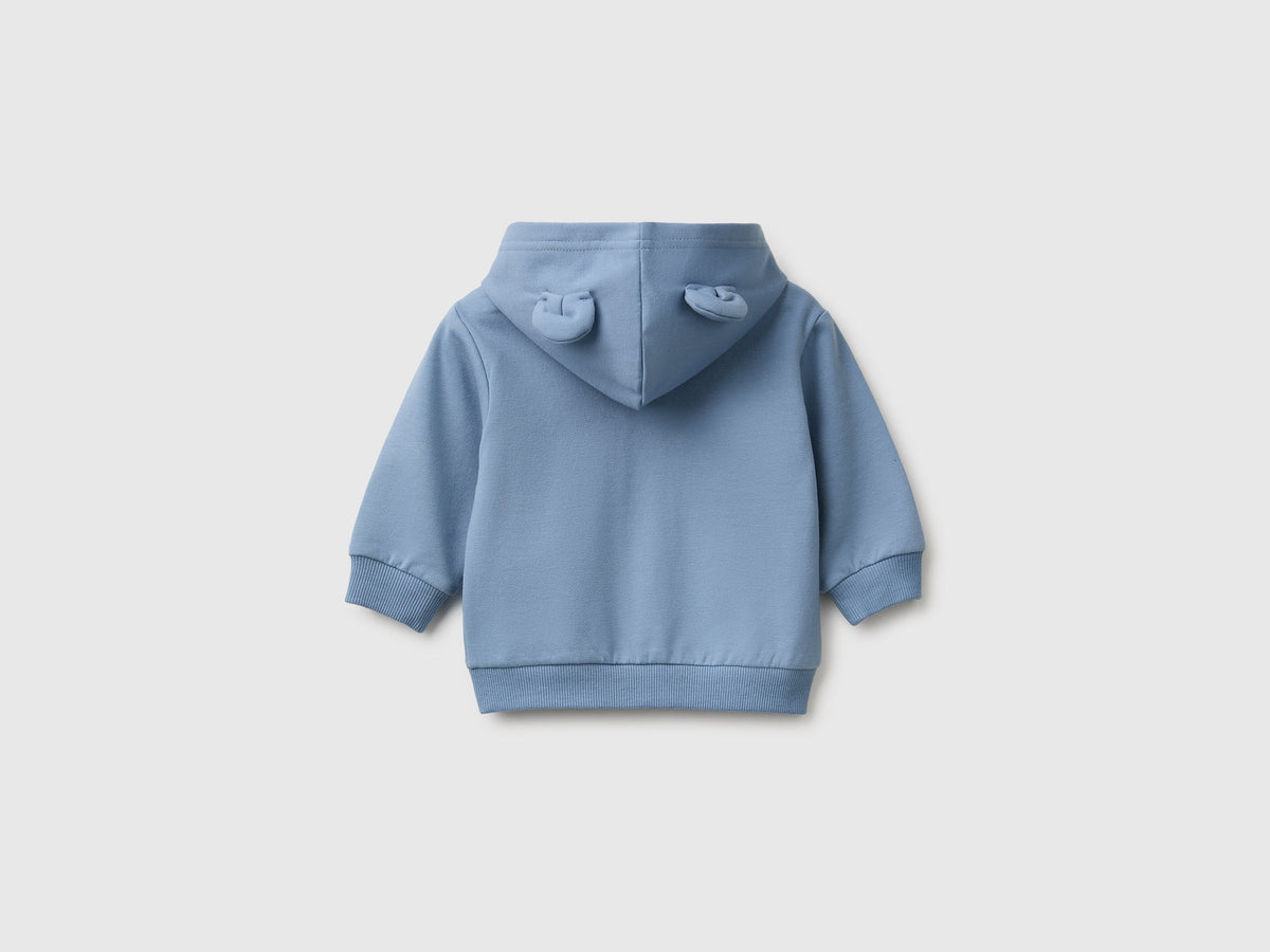 Felpa con zip e cappuccio
