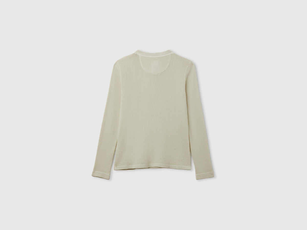 T-shirt serafino effetto vintage