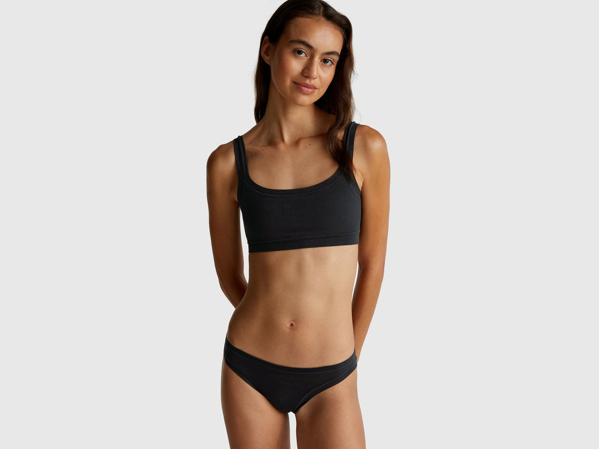 Slip vita bassa in cotone super stretch